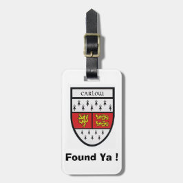 Mijn bagage persoonlijke Carlow County ID-label. Bagagelabel