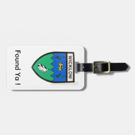 Mijn bagage persoonlijke Wicklow County ID Label Bagagelabel