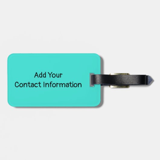 Mijn. Bagagelabel (Achterkant horizontaal)