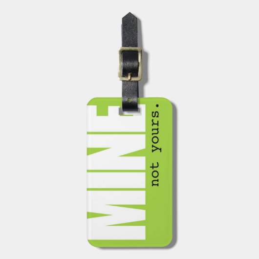 Mijn Bagagelabel (Voorkant verticaal)