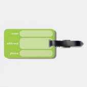 Mijn Bagagelabel (Achterkant horizontaal)