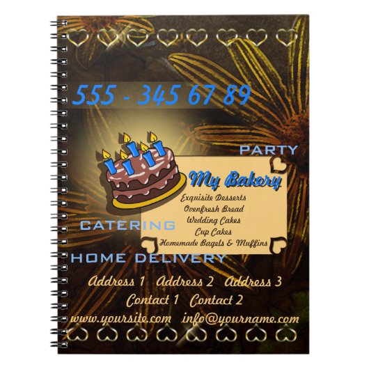 Mijn bakkerij - Notitieboek (Voorkant)