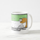 Mijn bal is onder de bank. koffiemok (Voorkant rechts)