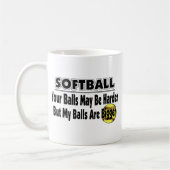 Mijn ballen zijn groter koffiemok (Links)