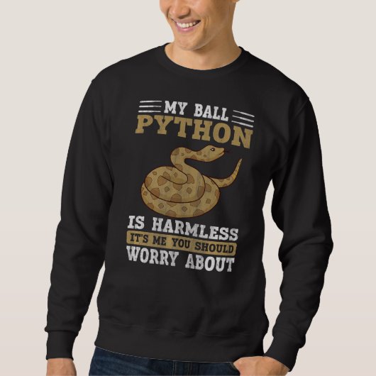 Mijn balpython is een onschadelijke slang Balpyth Trui (Voorkant)