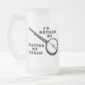 Mijn banjo afspelen matglas bierpul (Links)