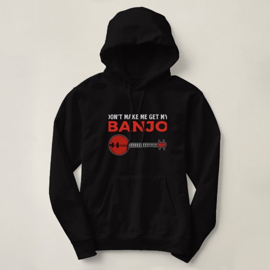 Mijn Banjo Band Lid ophalen Hoodie (Design voorkant)