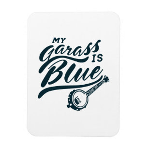 Mijn banjo is blauw magneet