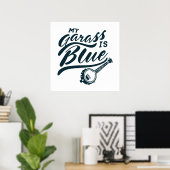 Mijn banjo is blauw poster (Thuiskantoor)