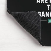 Mijn bank schiet biljart  poolspeler Funny Muismat (Hoek)