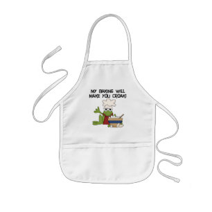 Mijn bank zal je T-shirts en cadeautjes laten make Kinder Schort