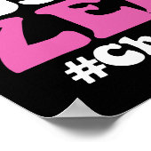 Mijn bankrekening heeft net Zero Cheer Mom geraakt Poster (Hoek)