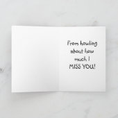 MIJN BARK BROKE VAN HOWLING DAT IK "JOU" MIST KAART (Binnen)