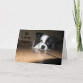 "MIJN BARK IS BROKE", IK MIST U ZO VEEL. KAART (Voorkant)