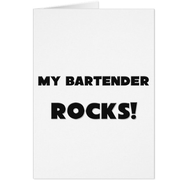 MIJN Bartender ROCKS! (Voorkant)