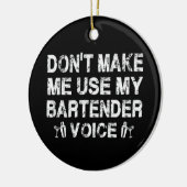 MIJN BARTENDERSTEM KERAMISCH ORNAMENT (Links)