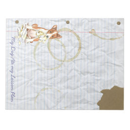 Mijn Basenji Ate Mijn Lesson Plan Notitieblok