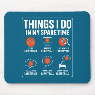 Mijn Basketbal Dingen Vrije Tijd Speler Muismat