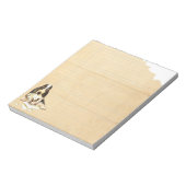 Mijn Basset Ate Mijn thuiswerk Notitieblok (Linkerzijde)