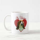 Mijn Basset Hound Valentijn Koffiemok (Links)