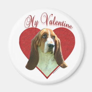 Mijn Basset Hound Valentijn Magneet