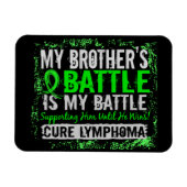 Mijn Battle Too 2 Lymfoom Brother Magneet (Horizontaal)