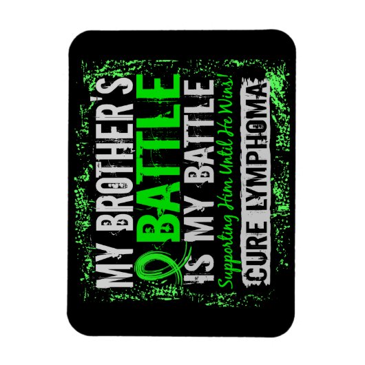 Mijn Battle Too 2 Lymfoom Brother Magneet (Verticaal)