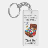 Mijn Beach House Sleutelhangers - zie beide kanten (Voorkant Links)