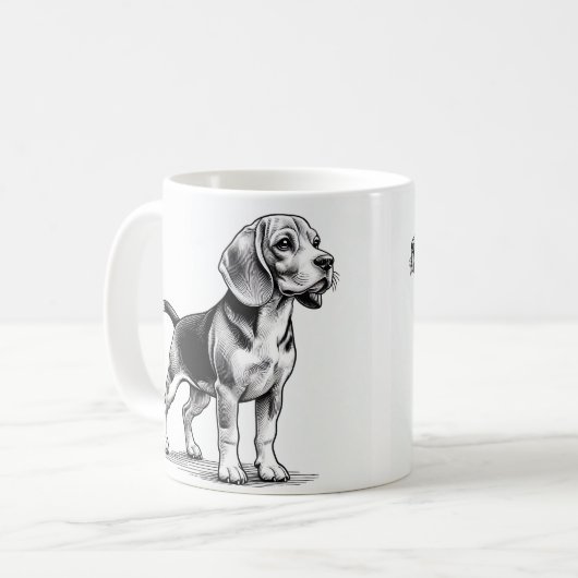 Mijn Beagel Koffiemok (Voorkant links)