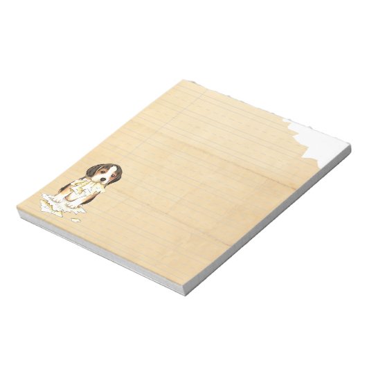 Mijn Beagle Ate Mijn Homework Notitieblok (Linkerzijde)