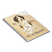 Mijn Beagle Ate Mijn thuiswerk Notitieboek (Rechterzijde)