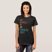 Mijn Beagle is mijn favoriet. Kind Grappige Hond L T-shirt (Voorkant volledig)