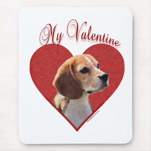 Mijn Beagle Valentijn Muismat (Voorkant)