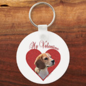 Mijn Beagle Valentijn Sleutelhanger (Achterkant)