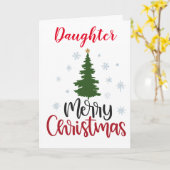 MIJN BEAUTIEF DOUGHTER MAAKT CHRISTMAS MERRIER KAART (Gele Bloem)