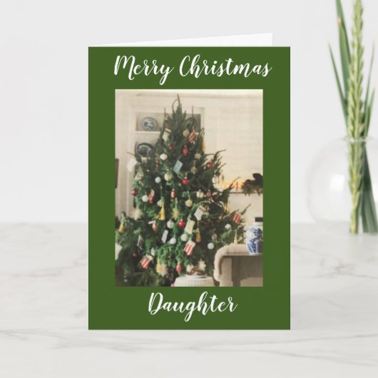 MIJN BEAUTIFUTE DAUGHTER MAAKT CHRISTMAS MERRIER C KAART (Voorkant)