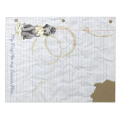 Mijn Bedlington Terrier Ate mijn Lesson Plan Notit Notitieblok (Voorkant)