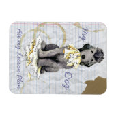 Mijn Bedlington Terrier Ate My Lesson Plan Magnet Magneet (Horizontaal)