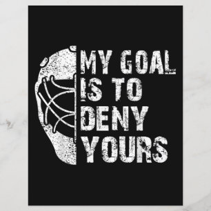 Mijn bedoeling is om je Hockey Goalie Ice te ontke