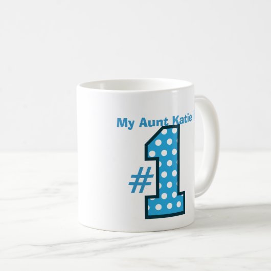 Mijn BEDRAG is nummer één Cadeaubon Mok (Voorkant rechts)