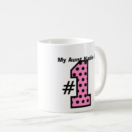 Mijn BEDRAG is nummer één Cadeaubon Mok (Voorkant rechts)