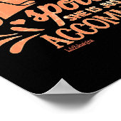 MIJN BEDRAG SPREEKT ME NIET... grappige tante die  Poster (Hoek)