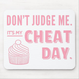Mijn Bedrieglijke Dag Roze Cupcake Dieet Humor Muismat
