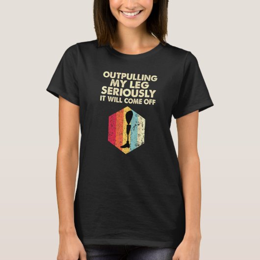 Mijn been ernstig terugwinnen Funny Bot Amp T-shirt (Voorkant)