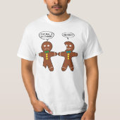 Mijn been Hurts Gingerbrood Cookie Funny French T-shirt (Voorkant)