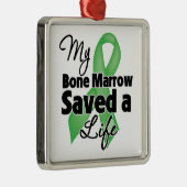 Mijn beenmerg redde een leven metalen ornament (Rechts)