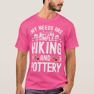 Mijn behoeften zijn eenvoudig aardewerk en een wan t-shirt