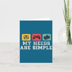 Mijn Behoeften Zijn Simpel Gammers Plezier, Gamer Kaart