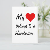 Mijn Behoort Aan Een Kapper Kaart (Staand voorkant)