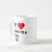 Mijn behoort tot de Mok van een schoolverpleegster (Voorkant links)